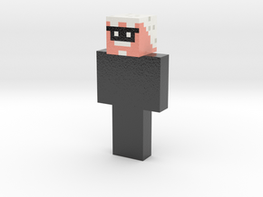 Derp | Minecraft toy in Glossy Full Color Sandstone