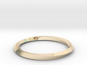 Möbius One in 14K Yellow Gold: Large