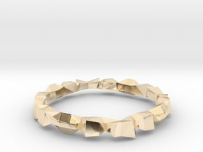 Construct bracelet in 14K Yellow Gold: Small