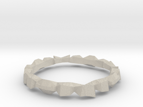 Construct bracelet in Natural Sandstone: Small