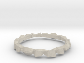 Construct bracelet in Natural Sandstone: Medium
