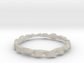 Construct bracelet in Natural Sandstone: Large