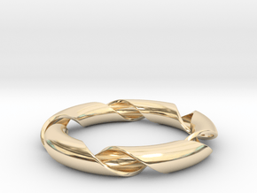 Renewed bracelet in 14k Gold Plated Brass: Extra Small