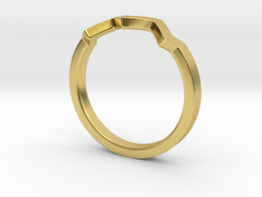 Roam Ring in Polished Brass: 5 / 49