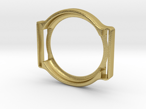 Freestyle Libre Sensor Holder / Guardian / Armband in Natural Brass