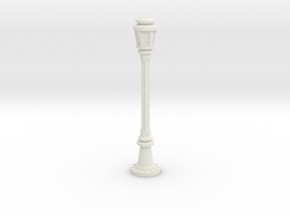 City Lamp Post 1/48 in White Natural Versatile Plastic
