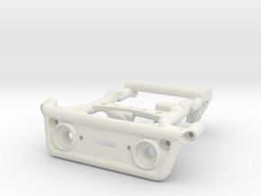 Axial Capra: Front Winch Mount in White Natural Versatile Plastic
