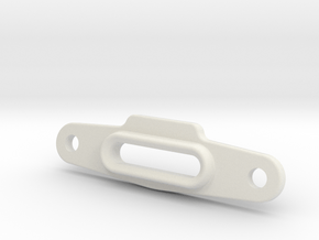 Axial Capra Front Winch Mount: Fair Lead v2 in White Natural Versatile Plastic