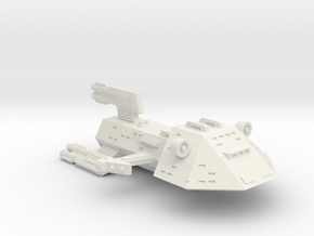 3788 Scale Kzinti X-Ship Light Cruiser (CMX) SRZ in White Natural Versatile Plastic