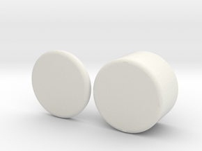 Pill Case in White Natural Versatile Plastic