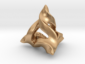 Twisted Horns D4 in Natural Bronze