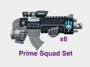 Neptune Spears Primefire X1s : Prime Squad Set in Tan Fine Detail Plastic: Medium