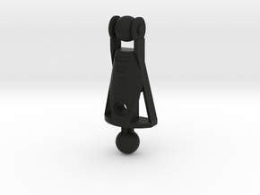 Articulated Nuva Lower Limb for Bionicle in Black Premium Versatile Plastic