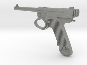 1/3 Scale Nambu Pistol in Gray PA12