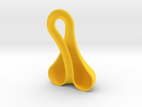 Harf Klein Bottle L in Yellow Processed Versatile Plastic