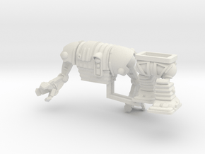 Corig-8 droid with Arms 77mm high in White Natural Versatile Plastic