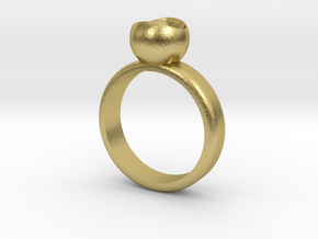 The World is Your Oyster - Ring in Natural Brass: 5 / 49