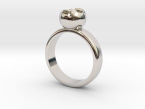 The World is Your Oyster - Ring in Rhodium Plated Brass: 5 / 49