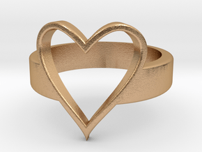 Open Heart - Ring in Natural Bronze: 5 / 49