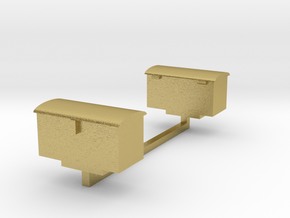 GWR Tool Boxes in Natural Brass