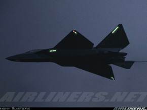 F/A-44E "Aruval" Stealth Fighter-Bomber in Black Natural Versatile Plastic: 1:200