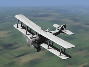Salmson 2 (various scales) in Gray PA12: 1:144
