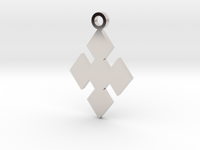 Cosplay Charm - Diamonds in Rhodium Plated Brass