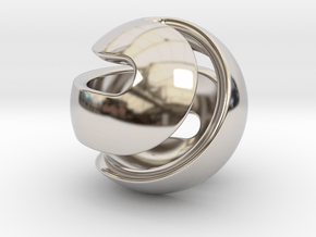 Hexasphericon Pendant-Sphere in Platinum