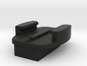 Camera Mount to Go Pro Quick Release Adapter in Black Natural Versatile Plastic
