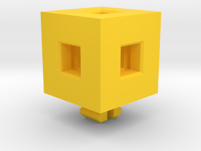 Minecraft Gold Pickaxe in Yellow Processed Versatile Plastic