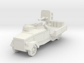Seabrook Armoured Lorry 1/56 in White Natural Versatile Plastic