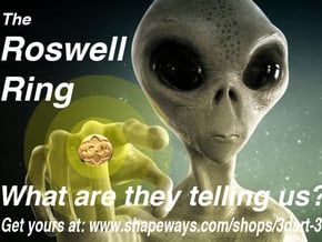 They are here! The Roswell Ring in 18k Gold Plated Brass: 10 / 61.5