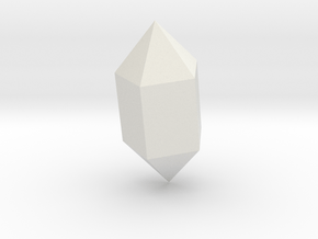 Pentagonal prism and bipyramid in White Natural Versatile Plastic