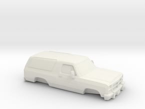 1/64 1991-93 Dodge Ramcharger Shell in White Natural Versatile Plastic