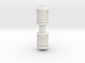 Garbage Can (x2) 1/35 in White Natural Versatile Plastic