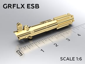 GRFLX ESB keychain in Natural Brass: Medium
