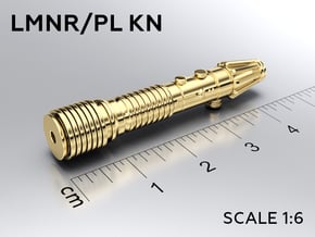 LMNR/PL KN keychain in Natural Brass: Medium