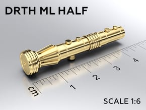 DRTH ML HALF keychain in Natural Brass: Medium
