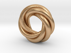 Quadruple Recursive Ring LH in Natural Bronze