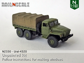 Ural-4320 (N 1:160) in Tan Fine Detail Plastic