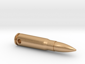 Bullet Design Neckless in Natural Bronze