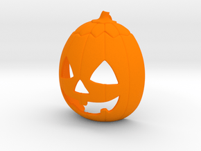 Halloween 3 PUMPKIN Pendant ⛧VIL⛧ in Orange Processed Versatile Plastic: Small