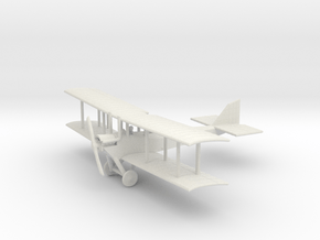 Airco D.H.6 (early version, various scales) in White Natural Versatile Plastic: 1:144