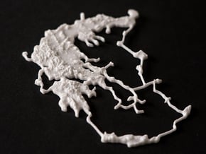 Greece Ornament in White Natural Versatile Plastic