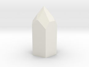 Pentagonal 3 in White Natural Versatile Plastic