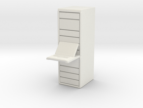 Computer Server 1/72 in White Natural Versatile Plastic