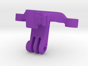 SWAT Bontrager Flare/GoPro Compatible Combo Mount in Purple Processed Versatile Plastic