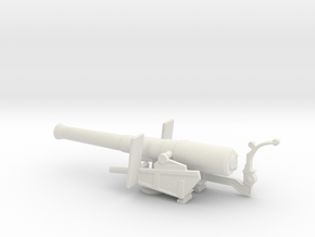 simple  9.2 mk 1a truck oo railway artillery  in White Natural Versatile Plastic