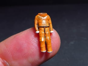 SPACE 2999 EAGLE MPC 1/72 ASTRONAUT SUITS HANGING in Smooth Fine Detail Plastic