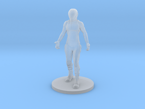 Sci-Fi Astronaut in Smooth Fine Detail Plastic